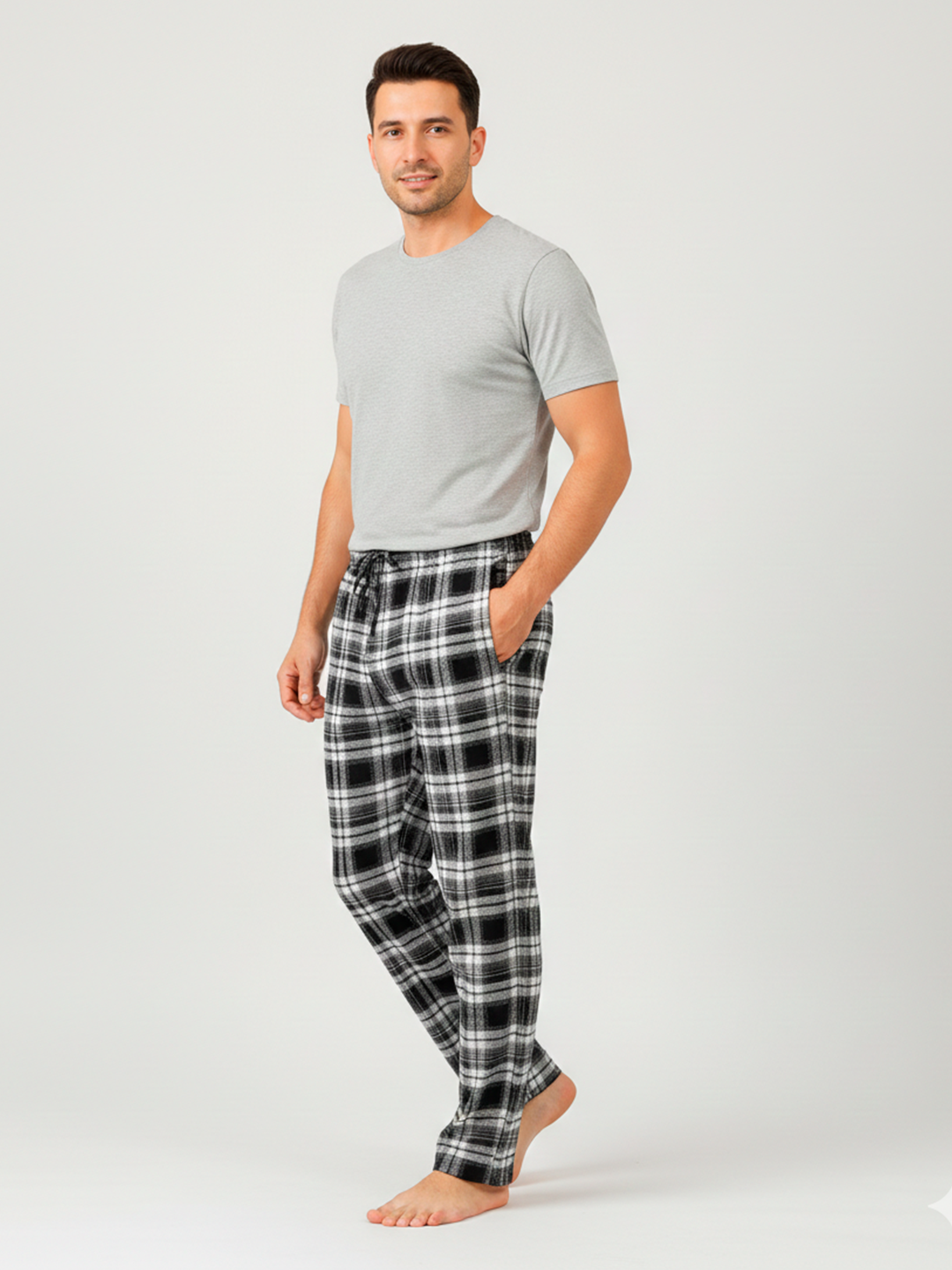 Брюки neo, размер 2XL, светло-серый — фото 1