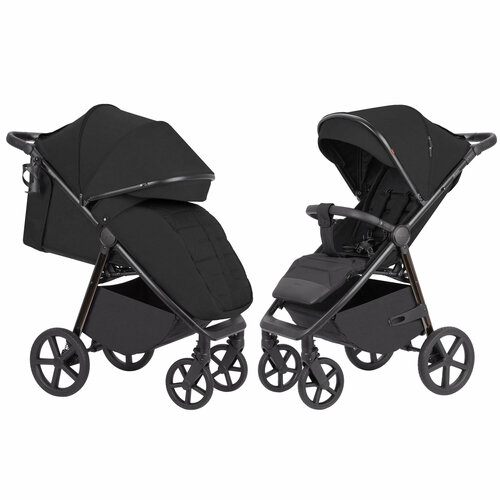 фото Прогулочная коляска carrello bravo plus crl-5515 pure black 2026