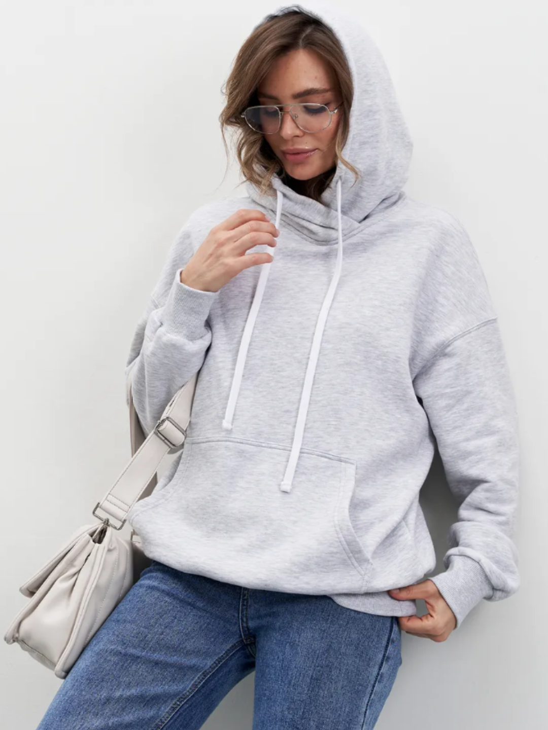 Толстовка спортивная  1, 2 шт., размер 54, , серый меланж — фото 1