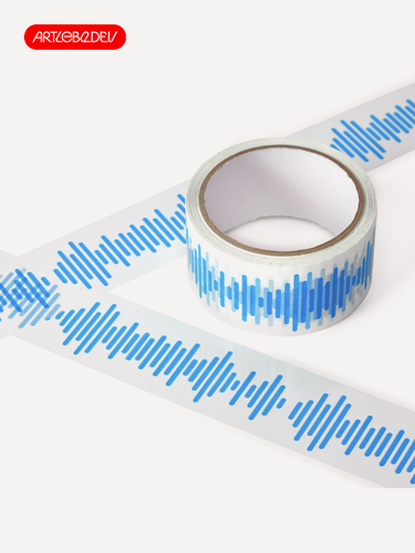 Изображение товара Скотч Студия Артемия Лебедева "Скотчус", односторонний, голубой, 48 мм × 50 м × 45 мкм