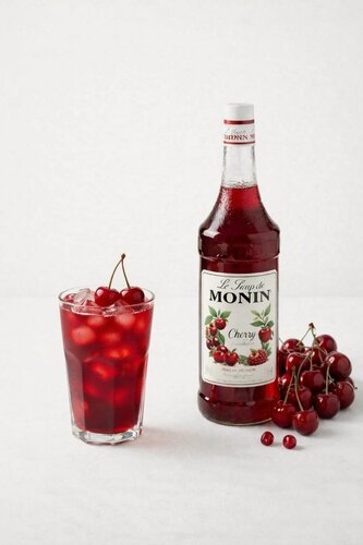 Изображение товара Сироп Monin Вишнёвый для кофе, коктейлей и ягодных десертов