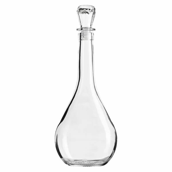 Штоф - графин "Капля", стек. с пробкой 500 мл.
