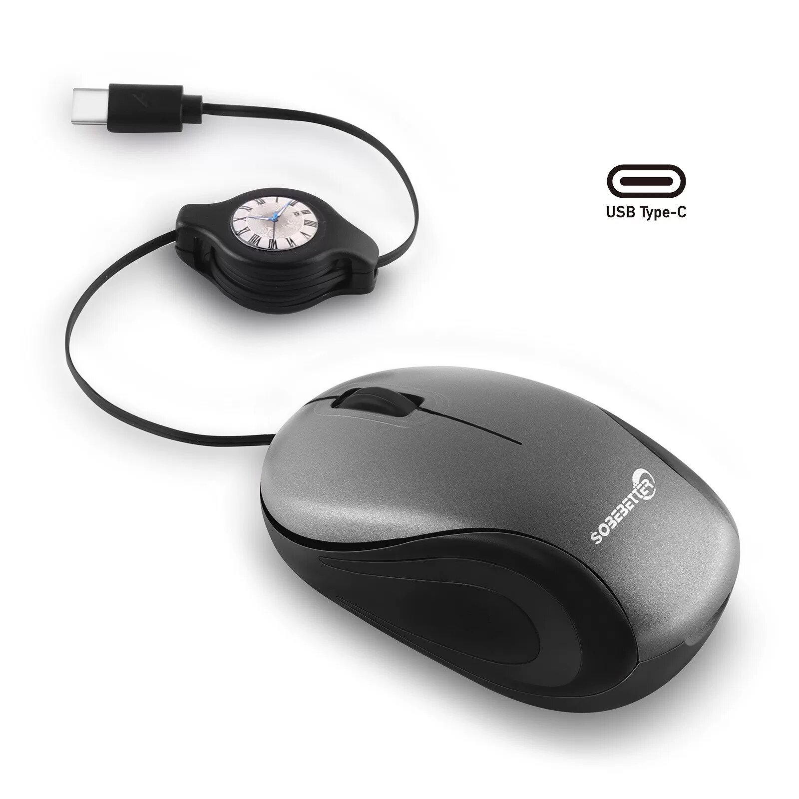 Выдвижной мини-кабель USB Type-C, универсальный для ноутбуков, планшетов, телефонов и компьютеров. Интерфейс TYPE-C,