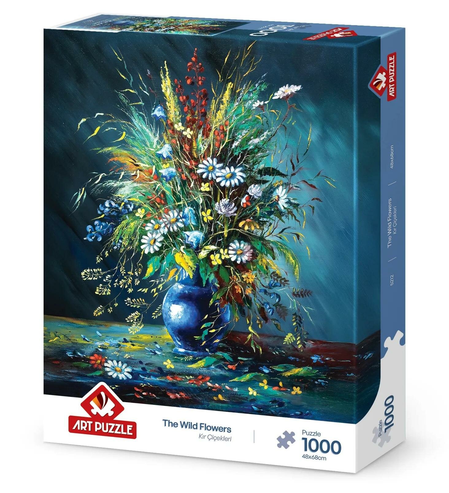 Пазл для взрослых Art Puzzle 1000 деталей, элементов: Полевые цветы