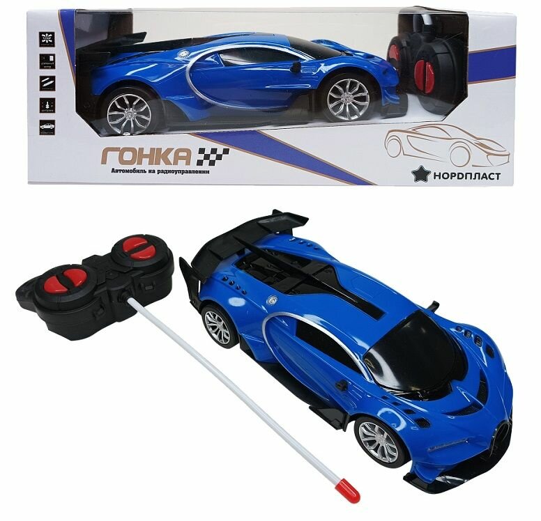 Машинка Нордпласт гоночная, радиоуправляемая, масштаб 1:20, фары светятся