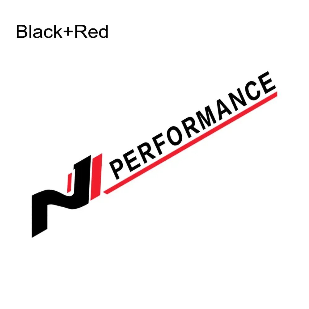 Наклейки N Performance Black Red для Hyundai