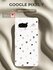 Чехол на Google Pixel 7 / Гугл Пиксель 7 с принтом Сердечки паттерн рисунок
