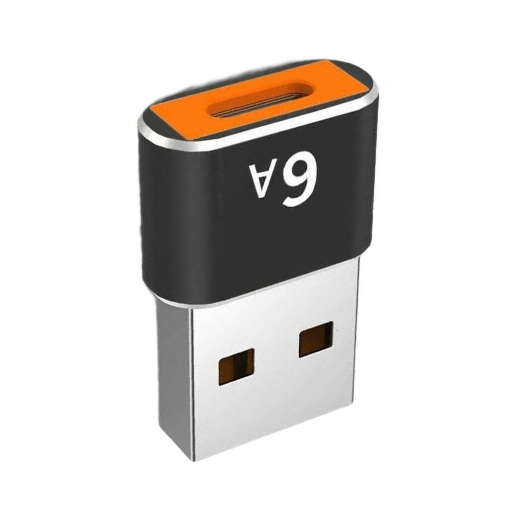 Адаптер USB-C — USB для передачи данных, Черный - Женский тип C