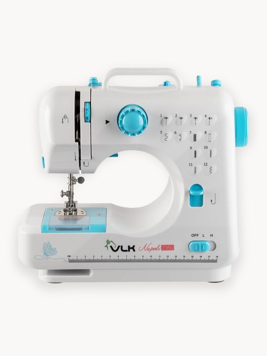 Швейная машинка электрическая VLK Napoli 2350, 12 видов строчки, LED подсветка, возможность работы от батареек