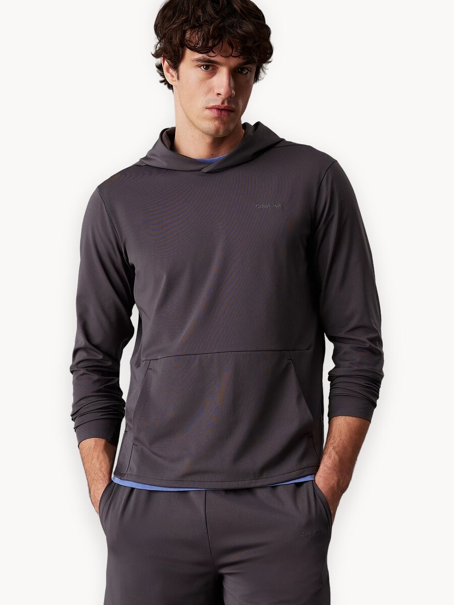 Худи спортивное Calvin Klein Sport, размер S, , серый