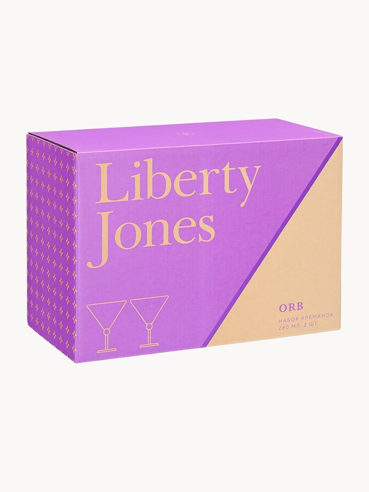 Креманка Orb 260 мл для шампанского десертов мороженого набор 2 шт Liberty Jones LJ0000461