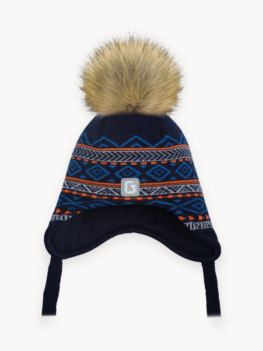 Шапка GUSTI для мальчиков, размер 48-50, синий