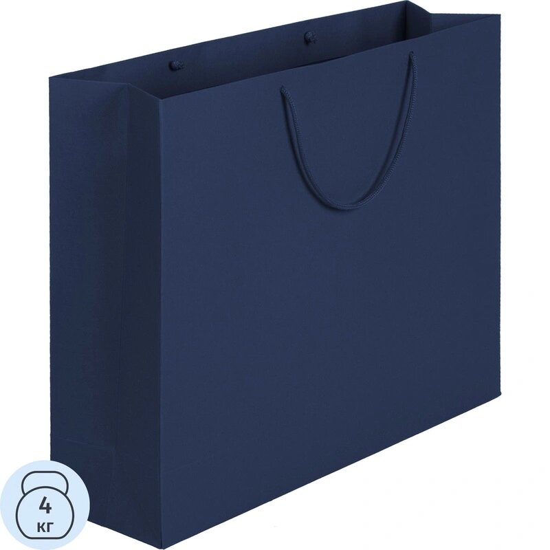 Пакет подарочный Ample L синий арт.7530.40
