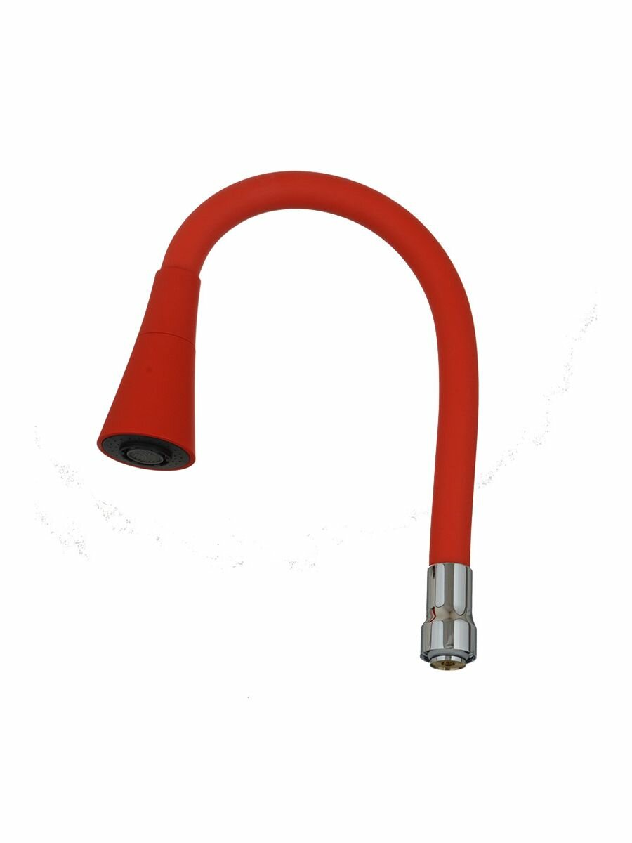 Melodia Della Vita Излив гибкий LUXE с лейкой "колокольчик" красный 49см MELODIA MKP20919