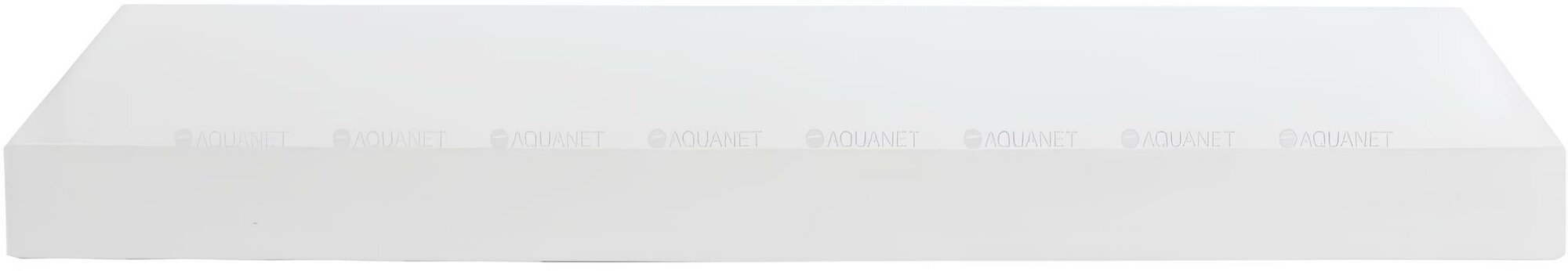 Полка Aquanet 50  дерево  белая  глянец  для ванной  50x20x3 8 см
