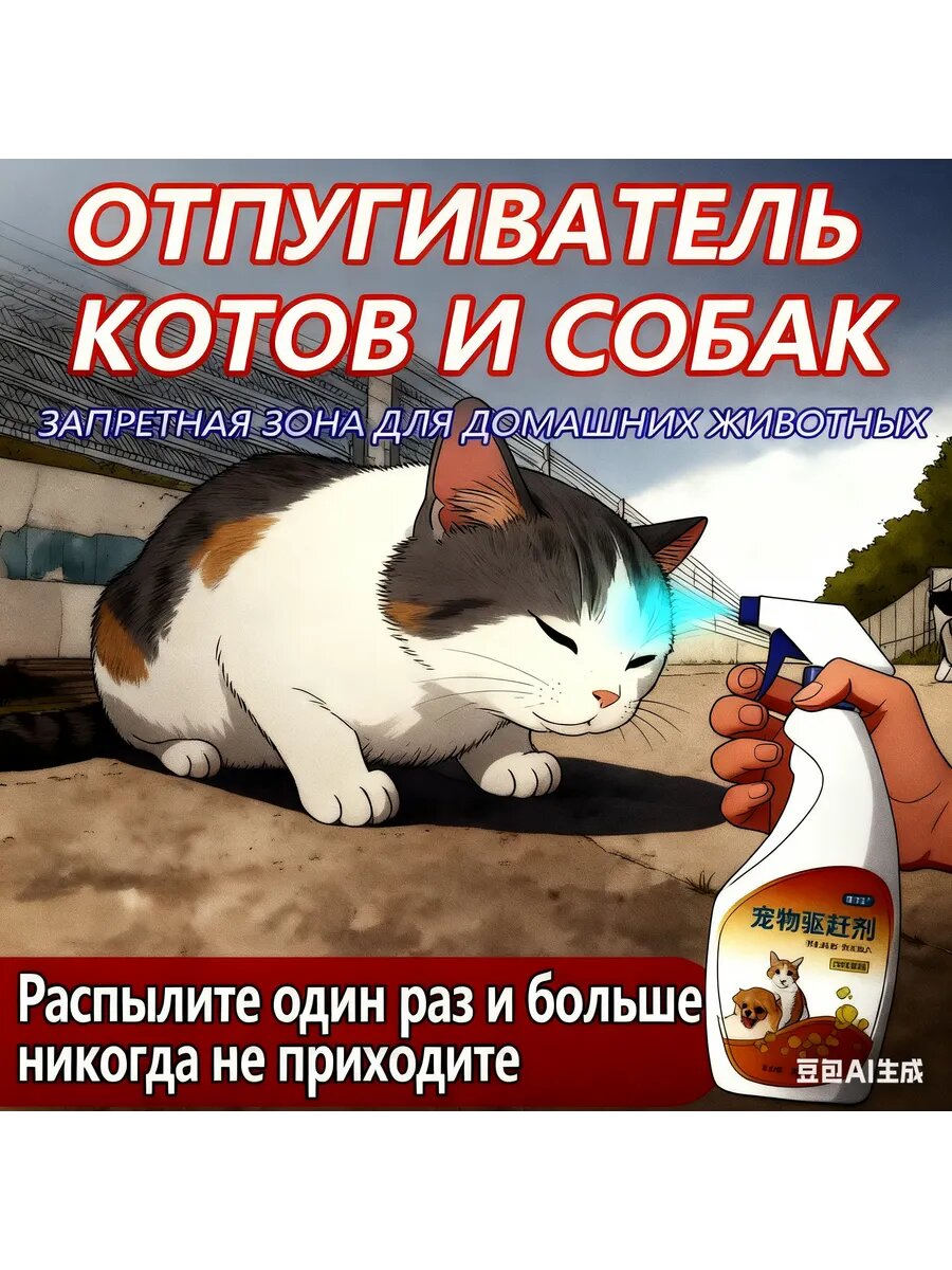 Спрей антигадин отпугиватель для кошек и собак от меток