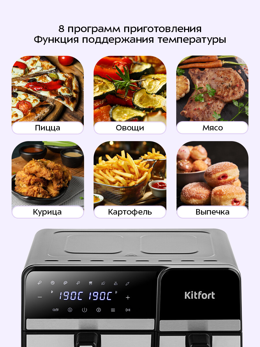 Аэрогриль Kitfort КТ-8149 — фото 1