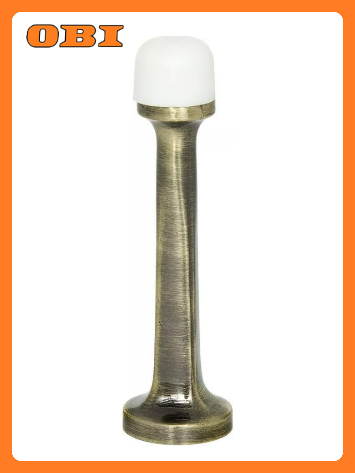 Дверной стопор Palladium Н-01 металл крепление в комплекте коричневый