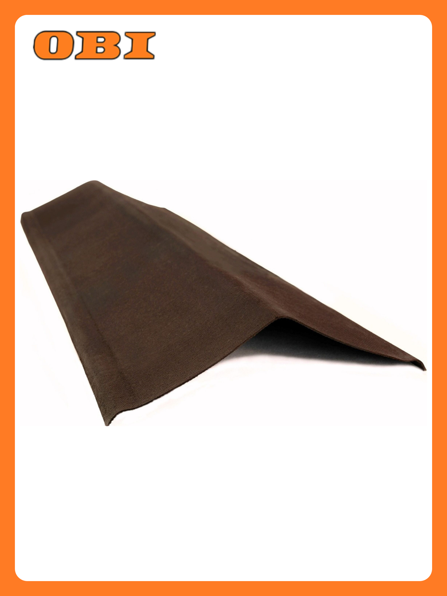 Щипец Ондулин коричневый 100х21 см