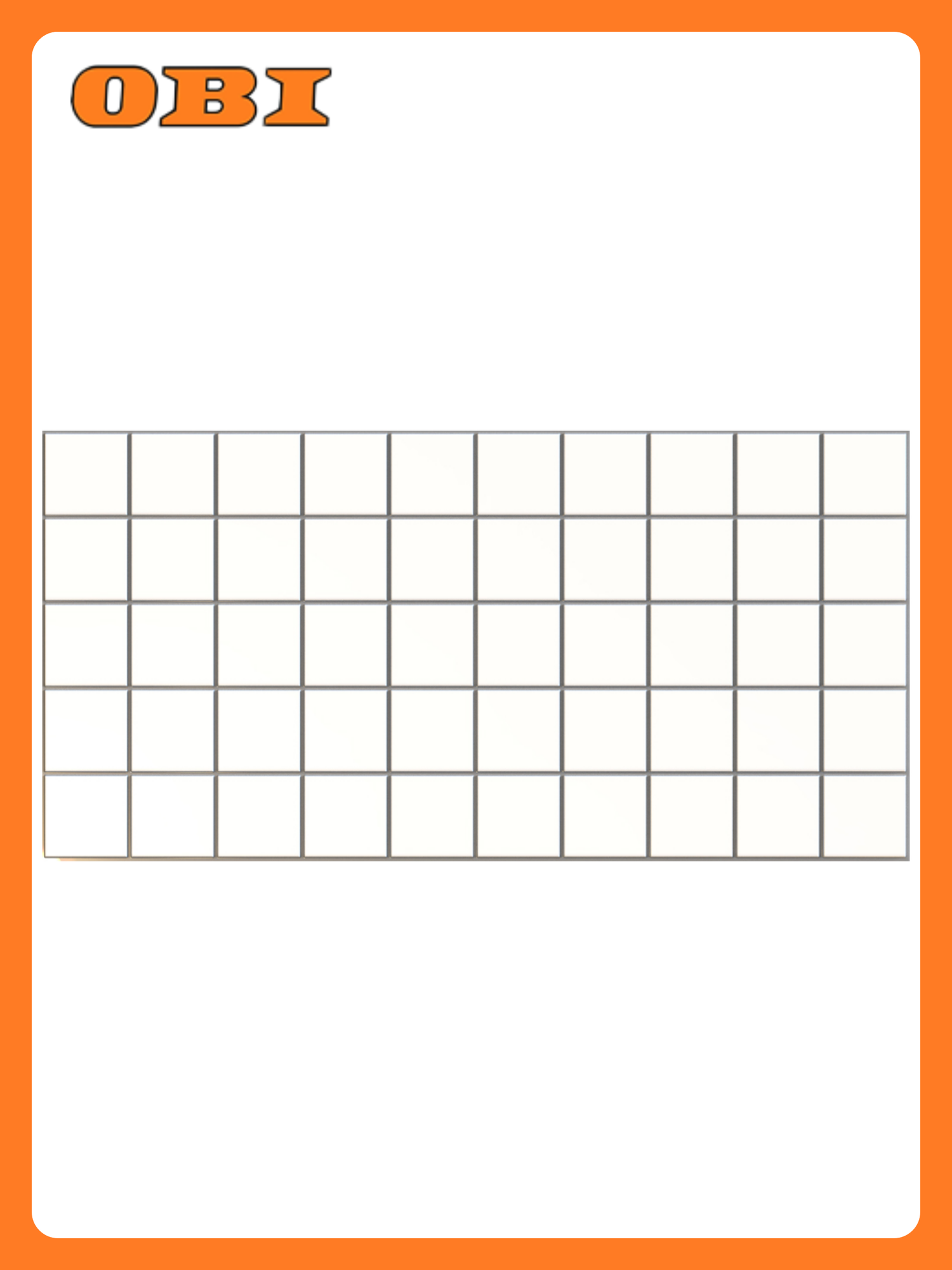 Панель ПВХ листовая 03мм плитка «Квадрат белый»