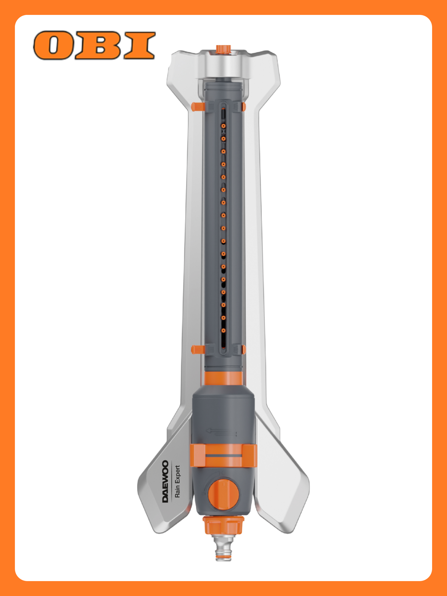 Дождеватель DAEWOO DWS 2070 осциллирующий площадь полива 350 м² 17 сопел