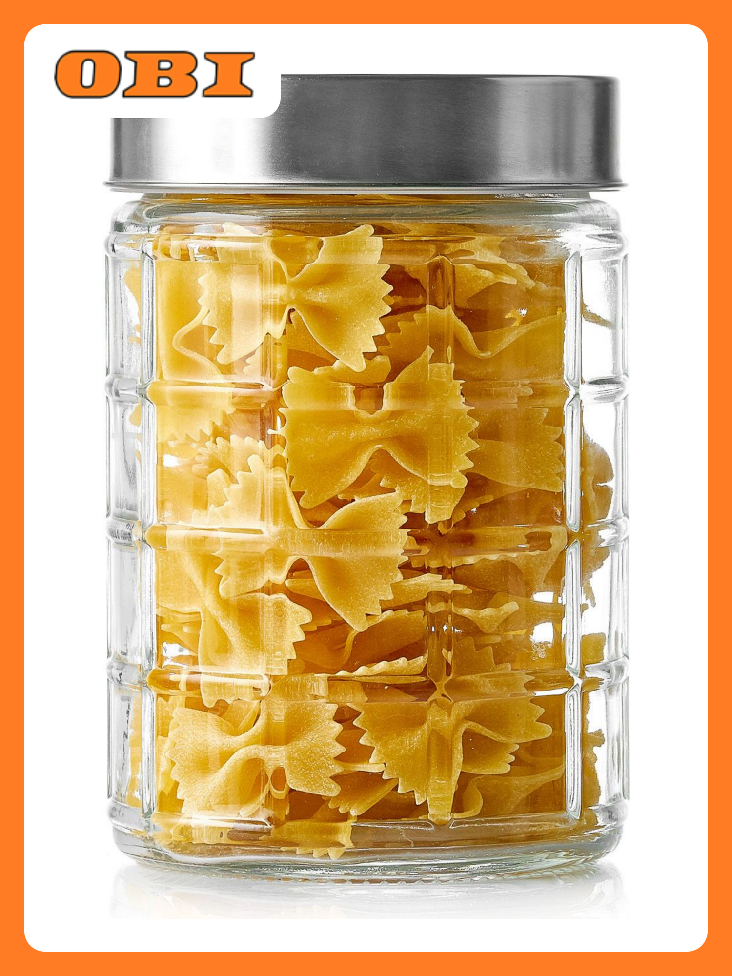 Банка Esprado Orondo для сыпучих продуктов стекло 1300 мл