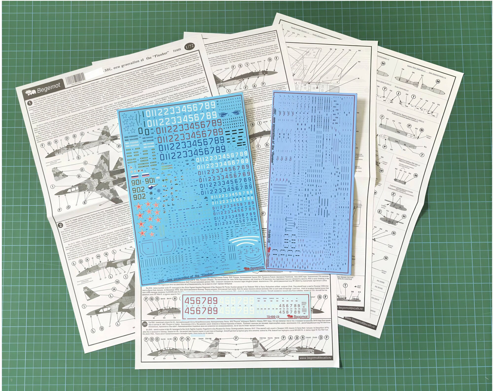 Декаль на С_ухо_й С_у-35С. Масштаб 1:72 — фото 1
