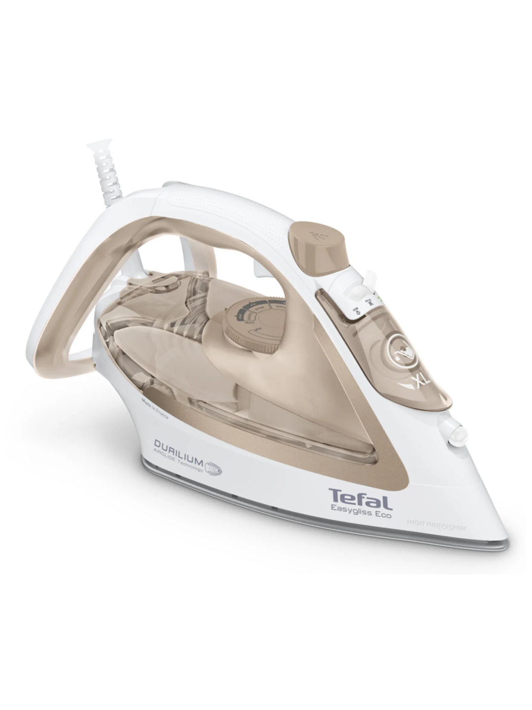 Tefal Easygliss Eco FV5780E1 Мощность 2800 Вт, Резервуар для воды 270 мл, подошвa Durilium Airglide, Эко-функция.