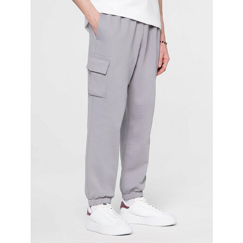 фото Брюки карго streetbeat jogger cargo, размер xxl, gray