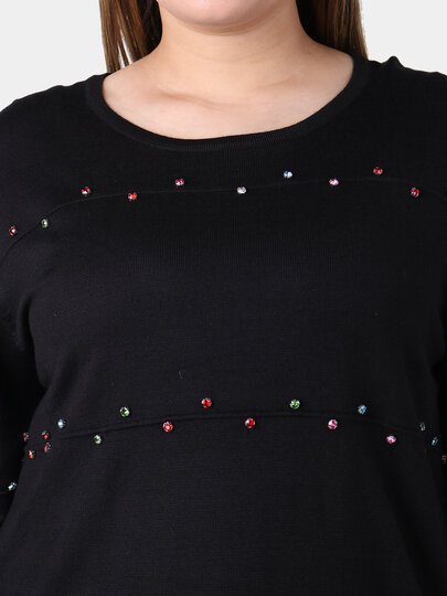 Свитер , размер OneSize, черный — фото 1