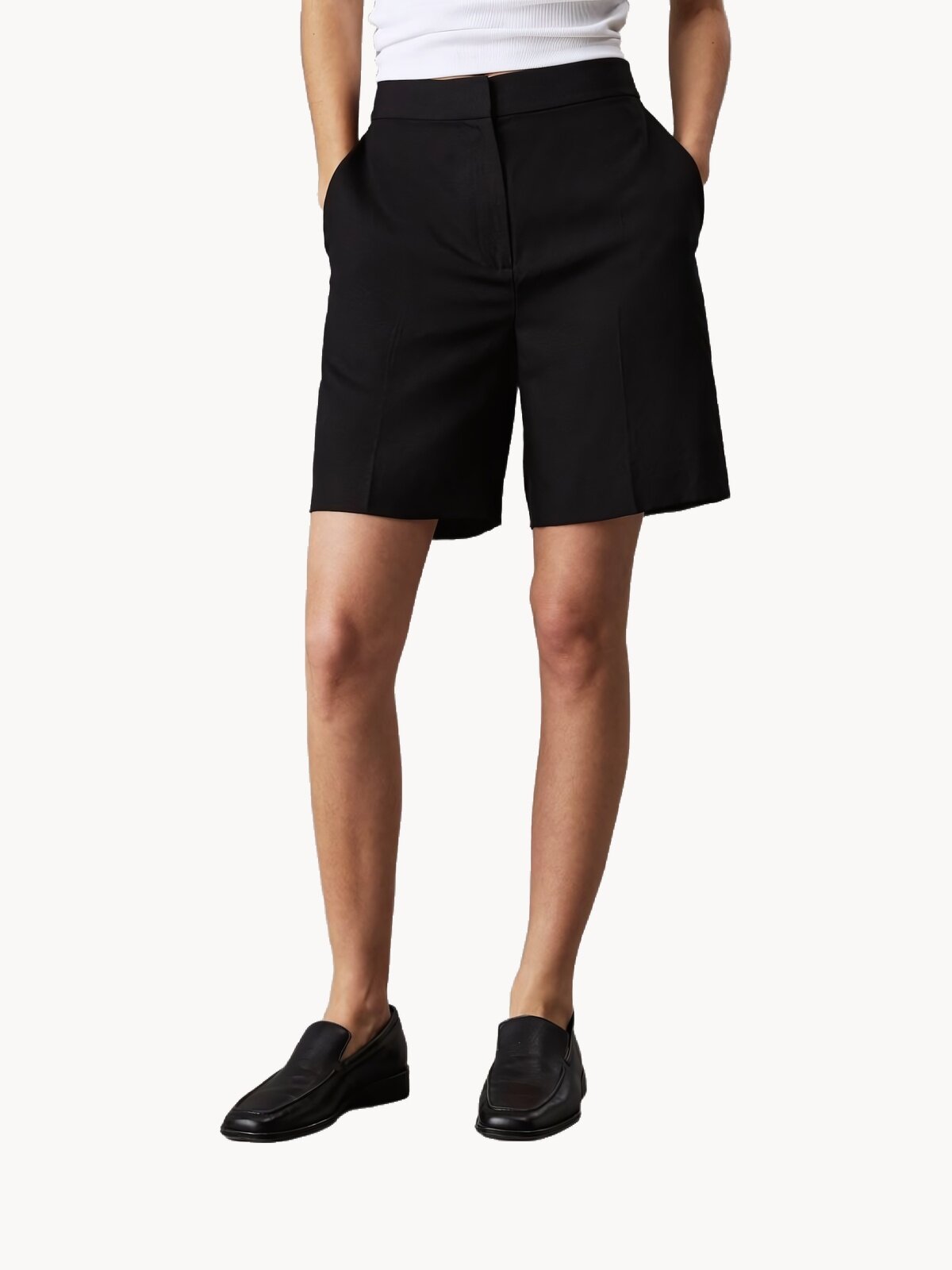 Шорты CALVIN KLEIN, размер 42 EU, черный