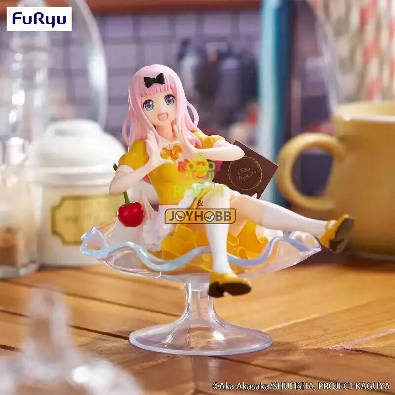 KNOW EASY-FuRyu Аниме фигура/Kaguya sama Love is War Special Figure Fujiwara Chika Dessert cup