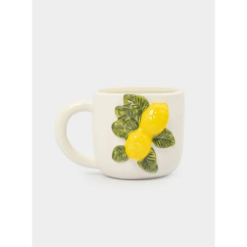 Кружка 450 мл фарфор P молочная Лимоны Limoncello 1049₽