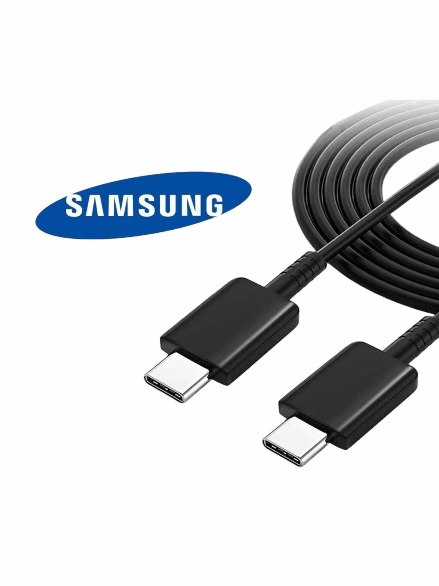 Зарядное устройство Samsung 25 Вт, кабель Type-C, быстрое зарядное устройство — фото 1