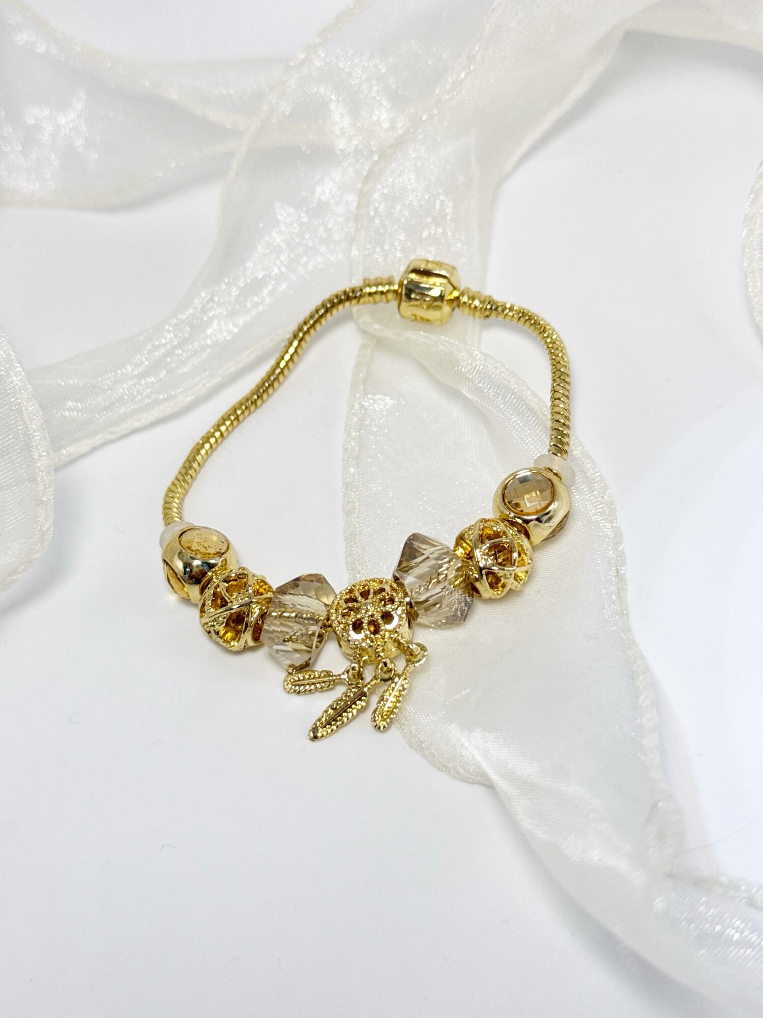 Браслет-бэнгл, 1 шт., размер 19 см, размер L, диаметр 19 см, серебристый — фото 1