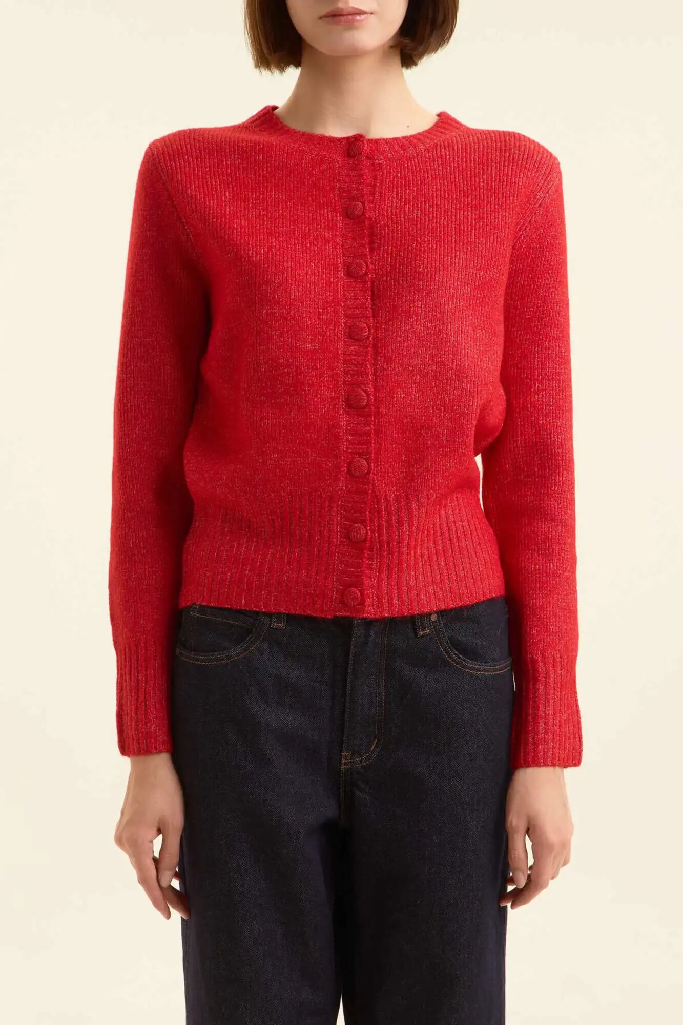 Кардиган Selfie, размер M, красный — фото 1