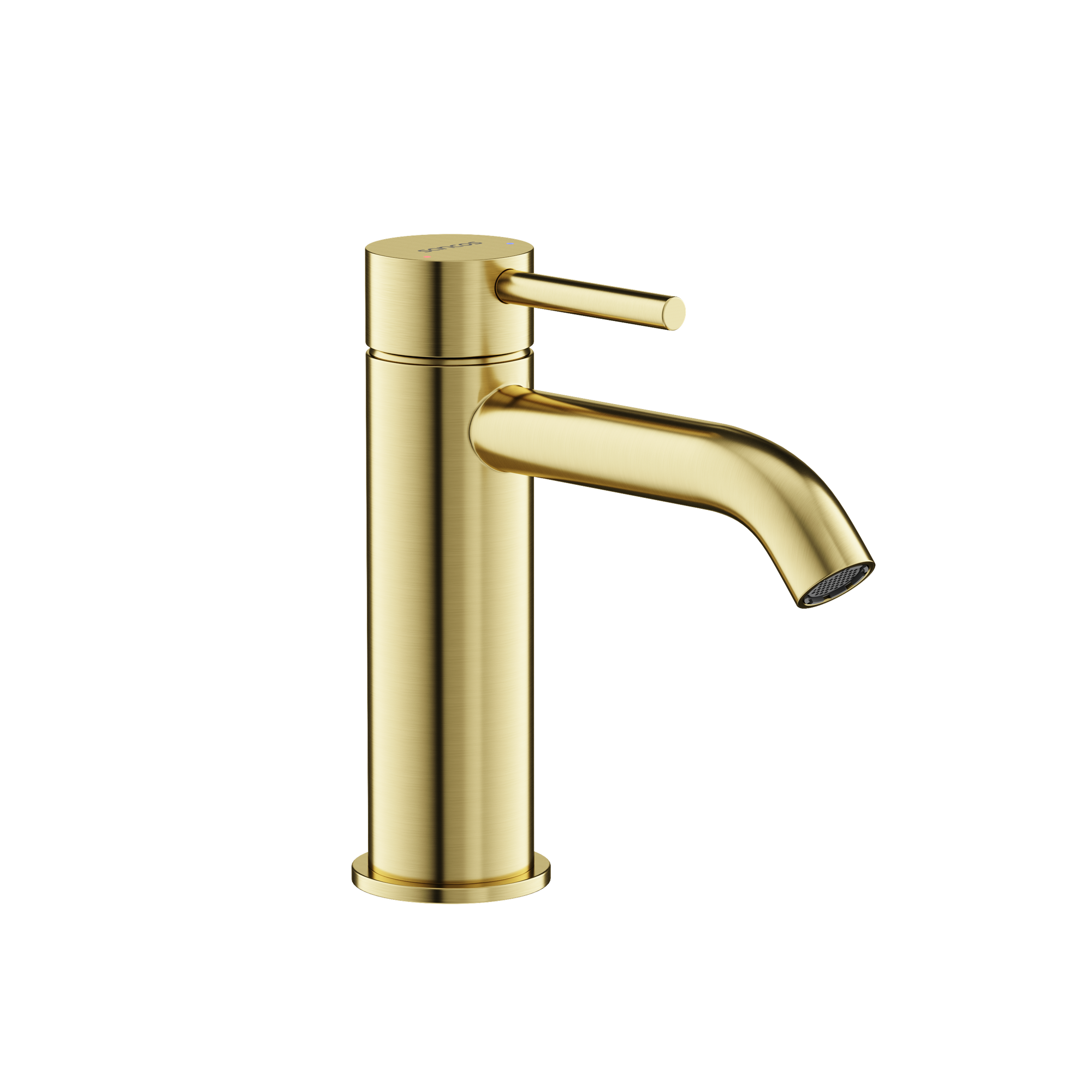 Смеситель для раковины SANCOS Etna, брашированное золото, PVD покрытие, арт. SC9001BG