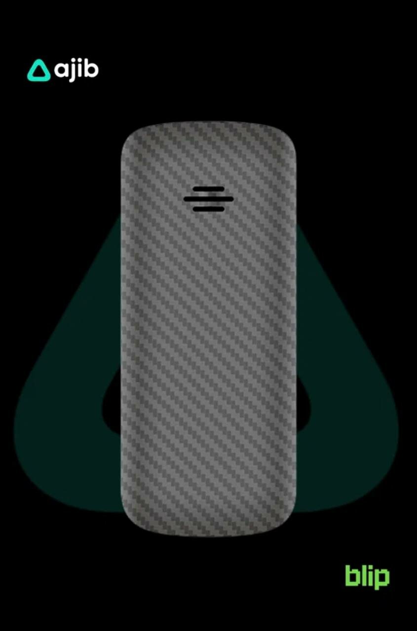 Мобильный телефон Ajib Blac 1202, кнопочный, NFC, 32MB, 2SIM — фото 1