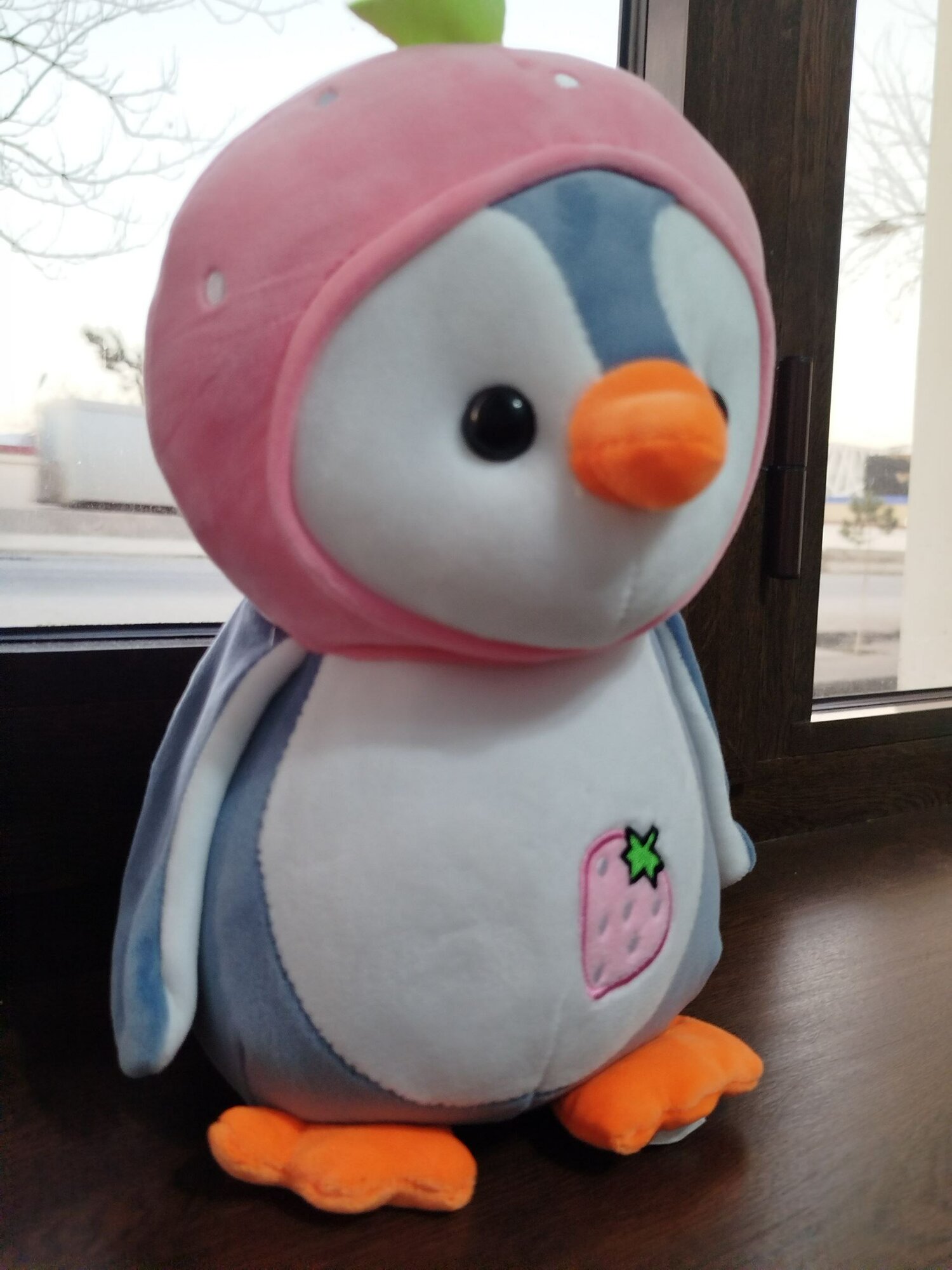 Мягкая игрушка пингвин для подарка, мягкий, пушистый и очень милый друг — фото 1