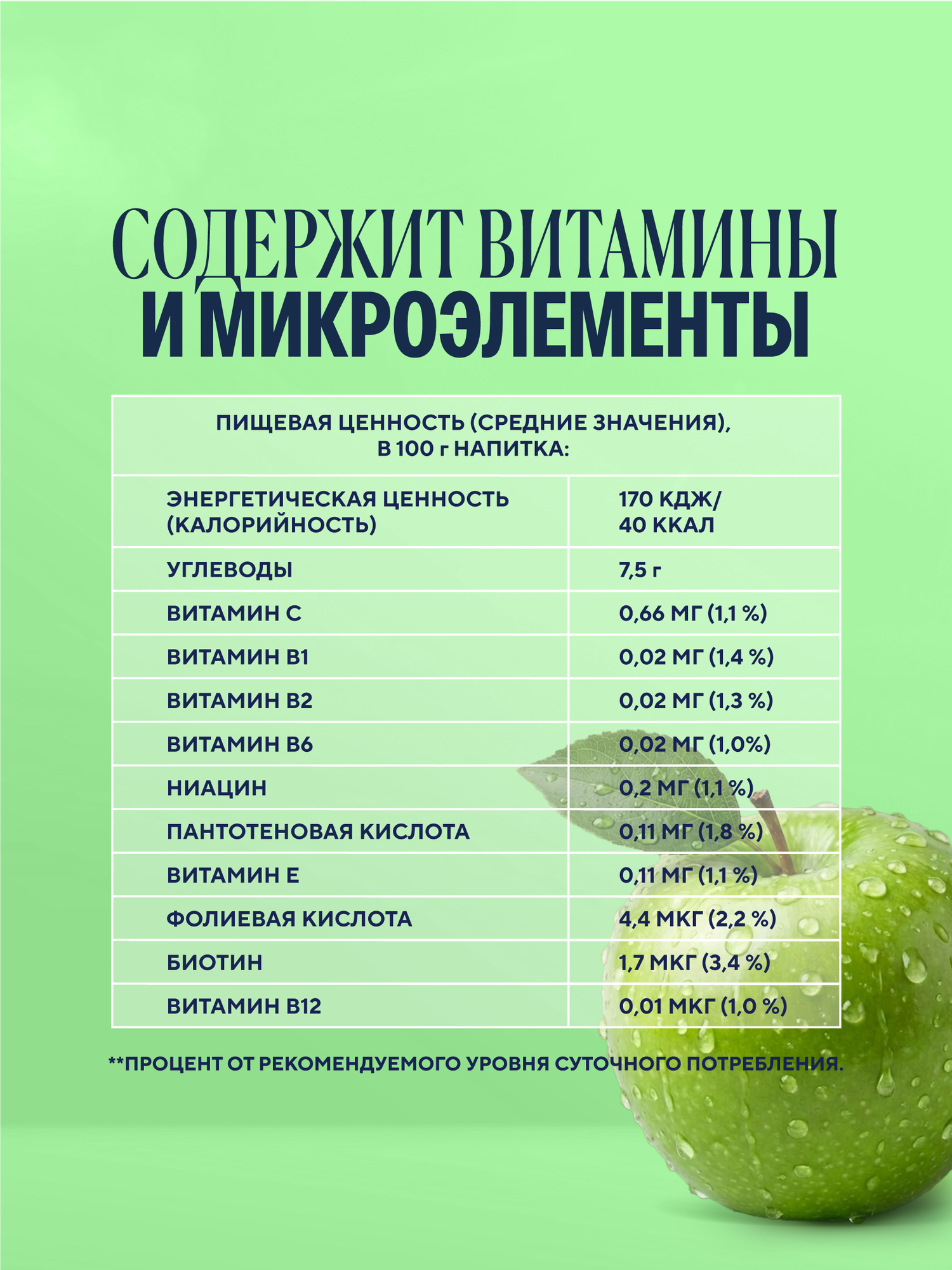 Пивной напиток Балтика №0 Яблоко Безалкогольное, 24 шт. х 0,33 л, банка — фото 3