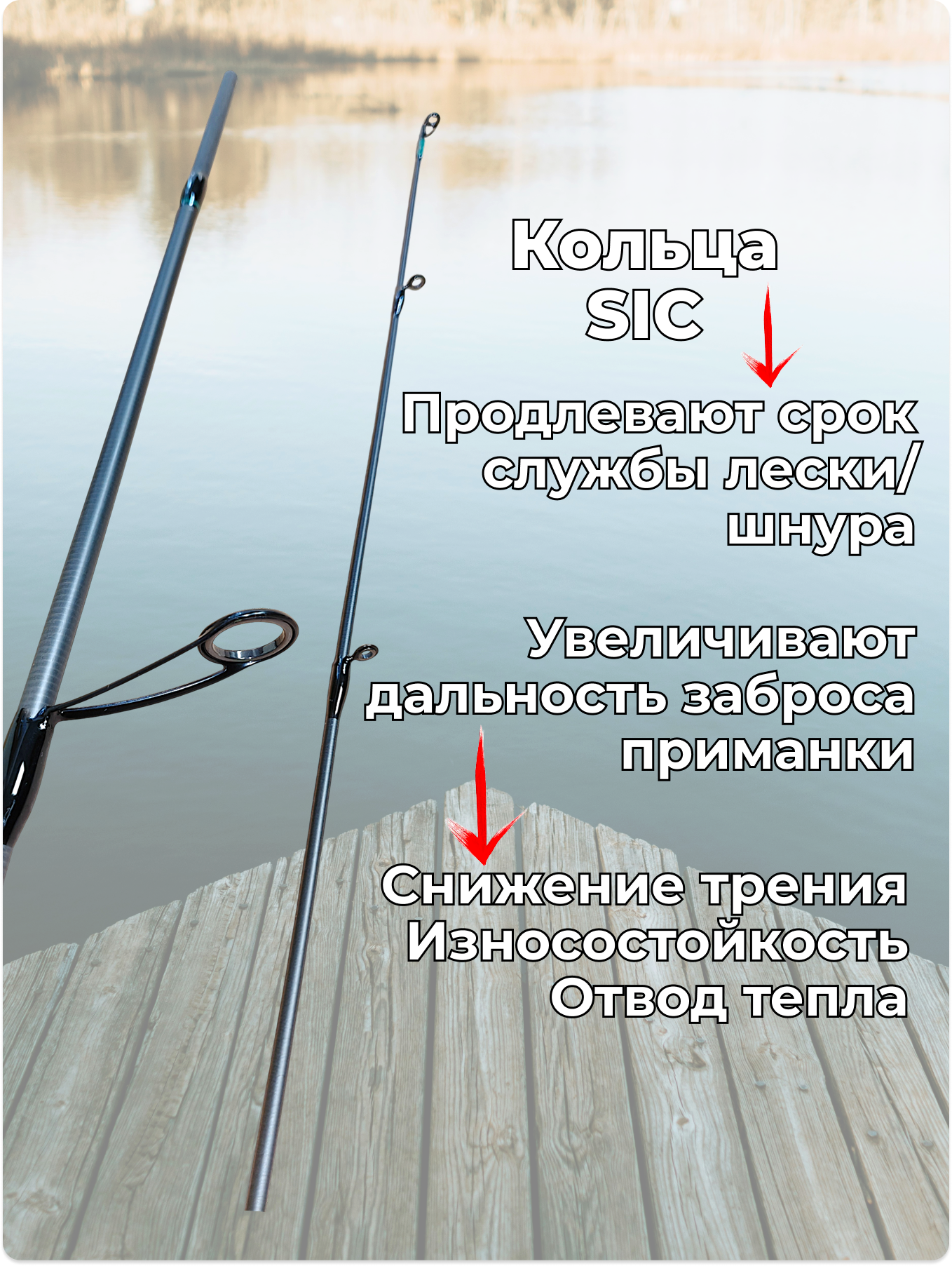 Спиннинг штекерный Legend Kaida тест 3-15 гр длина 228 см — фото 1