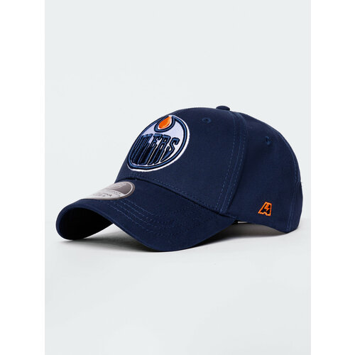 фото Бейсболка atributika & club edmonton oilers для мужчин и женщин, размер 55-58, темно-синий