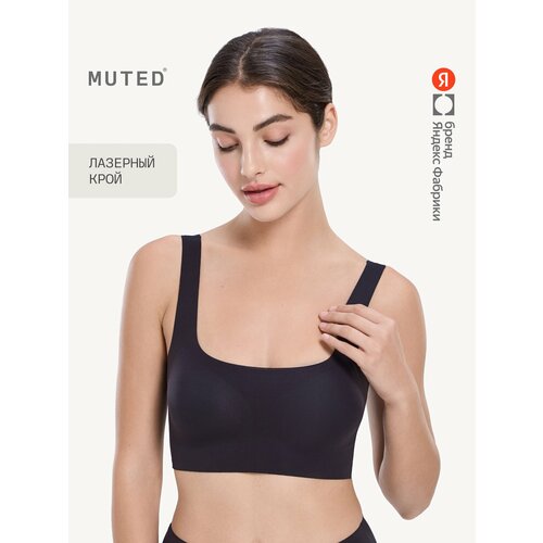 фото Бюстгальтер muted shape, размер s, черный
