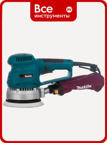 Изображение товара Эксцентриковая шлифмашина Makita BO 6030 с антивибрационной системой и возможностью подключения к пылесосу,