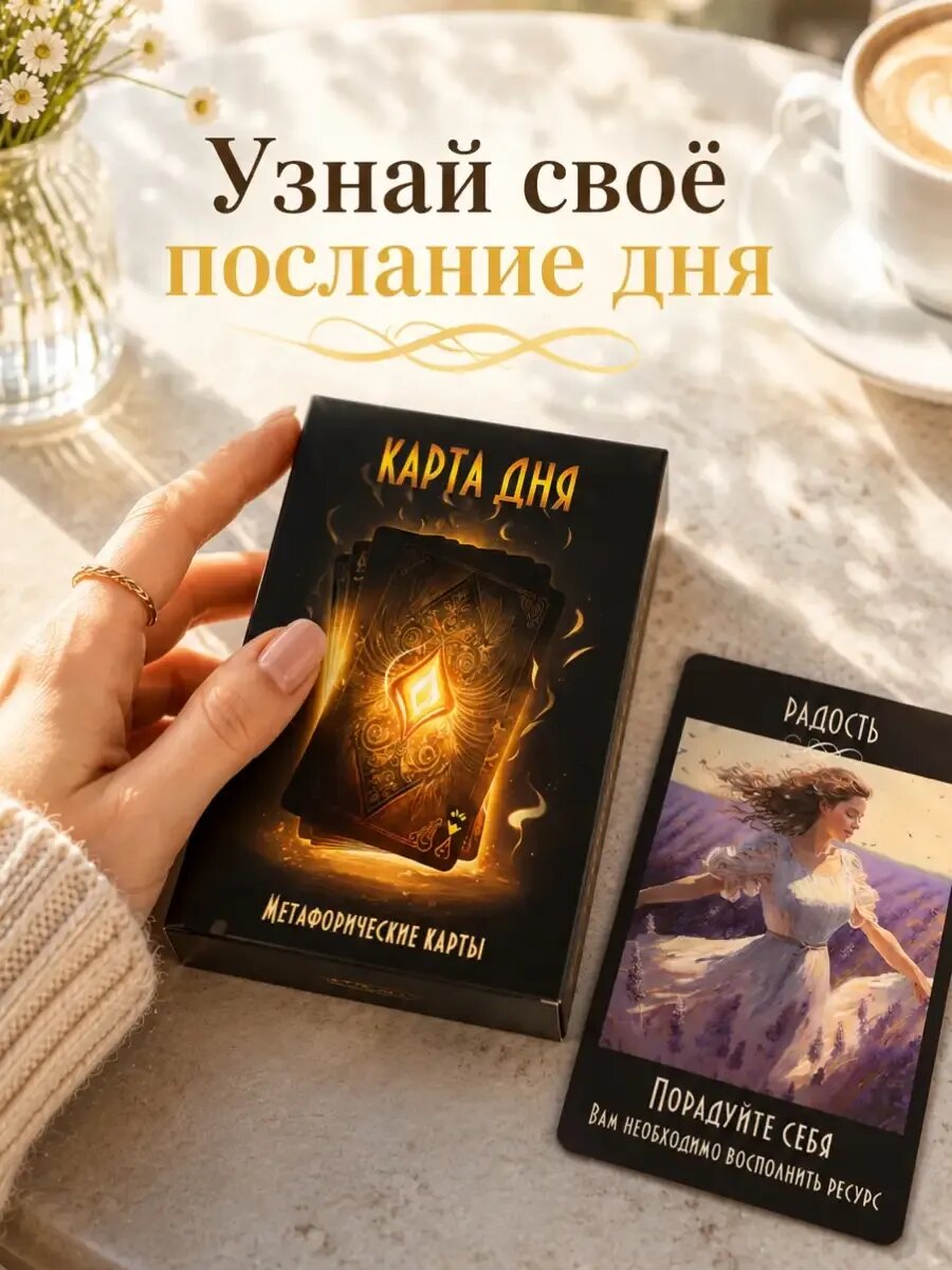 Метафорические универсальные ассоциативные карты МАК "Карта дня" EZOTERIUM, 50 шт.