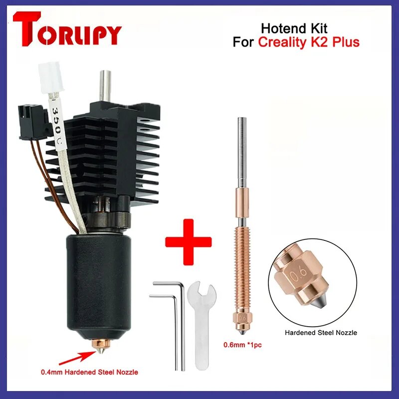 Контроллер отопления Torlipy для Creality K2 Plus Черный, Hotend Set 0.6mm