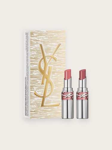 Изображение товара Yves Saint Laurent Подарочный набор два блеска для губ YSL Loveshine в оттенках 44 Nude Lavalliere и 213 Pink Trip