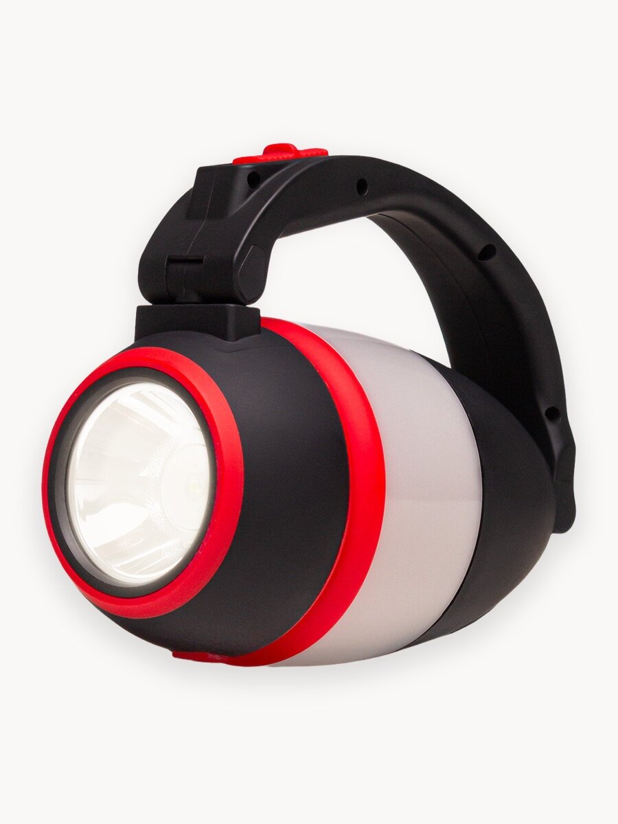 Фонарь мультифункциональный Berger Travel Mixed-Use BTMU24FL-01, черный/красный