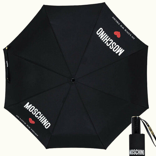 фото Мини-зонт moschino, черный