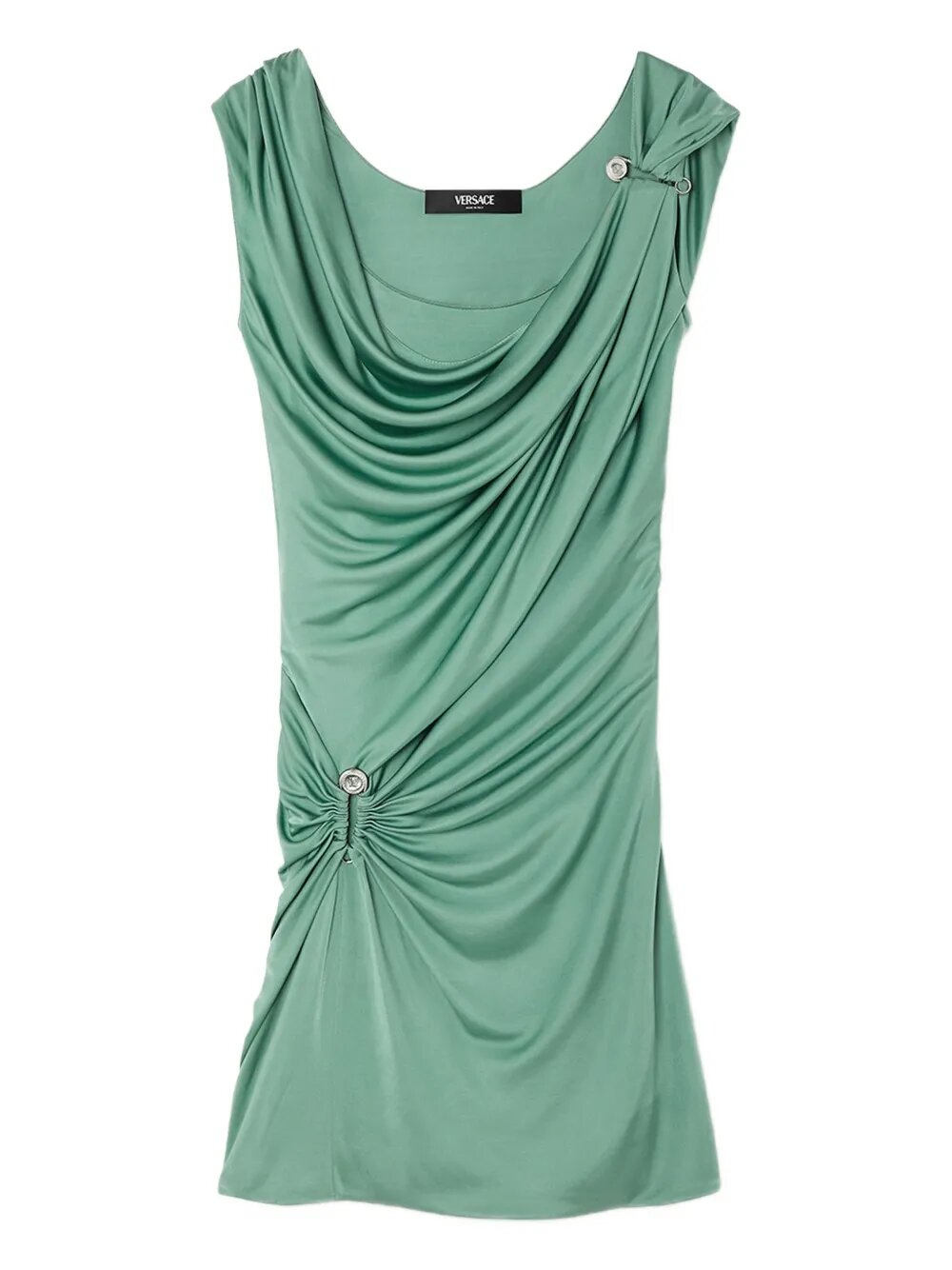 Платье Versace, размер 42, зелeный